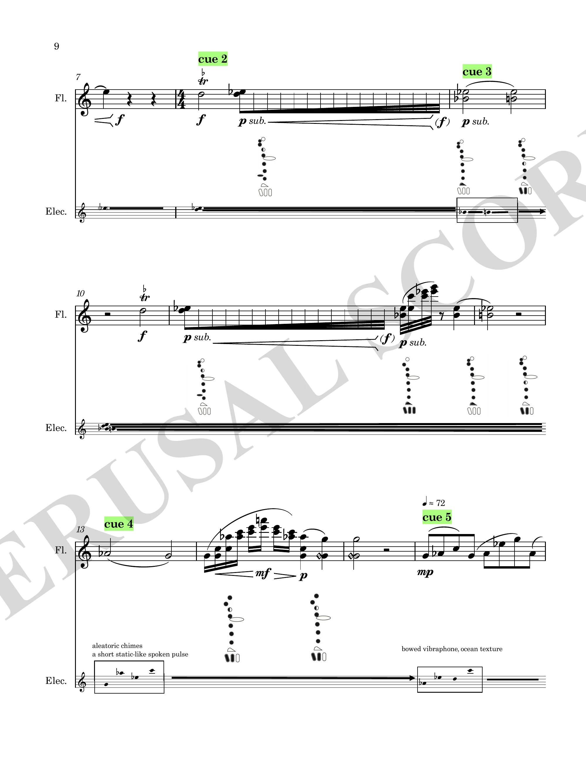 promise light or tomorrow perusal score page 3